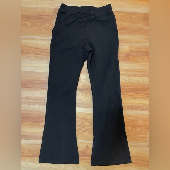 Jonathan Simkhai Standard Sia French Terry Bootcut Pants Size: M Color: Black - Picture 6 of 7
